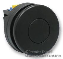 IDEC HW1B-M5F10-B Industrial Pushbutton Switch, HW Series, 22.3 mm, SPST-NO, Momentary, Mushroom, Black