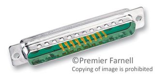 HARTING 09693117172 D Sub Connector Housing, 17 Positions, Combo Layout D Sub, DB, D Sub-M Series, Plug, Metal Body
