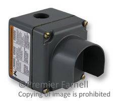 SCHNEIDER ELECTRIC 9001KYG1 Control Station Enclosure, 30mm, Aluminum, 1 Holes, 30 mm, Gray, 101.6 mm, 134 mm