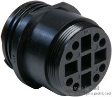 TE CONNECTIVITY - AMP 211825-2 Circular Connector, Standard Circular Connector, CPC Series 4, Cable Mount Receptacle