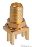 JOHNSON - CINCH CONNECTIVITY 142-0701-871 RF / Coaxial Connector, SMA Coaxial, Straight Bulkhead Jack, Board Edge / End Launch, 50 ohm