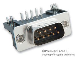 EDAC 621-009-260-042 D Sub Connector, DB9, 9 Contacts, Plug, Solder, DE, 621 Series, Steel Body