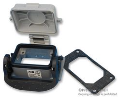 ABB - THOMAS & BETTS PB406 Connector Accessory, Panel Base w/Cover, Single Lever, Pos-E-Kon B Series Pin & Sleeve Connectors