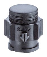 AMPHENOL LTW CAP-WABFQMA1 Dust Cap / Cover, Waterproof Cap, AMP X-Lok Series Receptacle Connectors, PP (Polypropylene) Body
