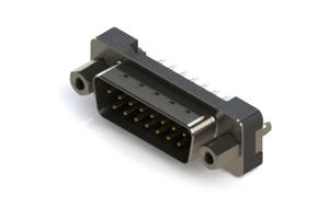 EDAC 627-015-226-017 D Sub Connector, Standard, Plug, 627 Series, 15 Contacts, DA, Press Fit