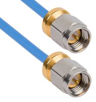 AMPHENOL SV MICROWAVE 7029-3638 RF / Coaxial Cable Assembly, 12 ", 305 mm, T-Flex 405, SMA Plug, SMA Plug, 50 ohm