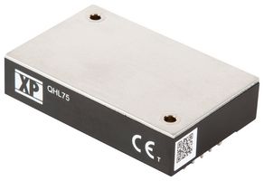 XP POWER QHL75300S05 Isolated Through Hole DC/DC Converter, Quarter Brick, 2.5:1, 75 W, 1 Output, 5 V