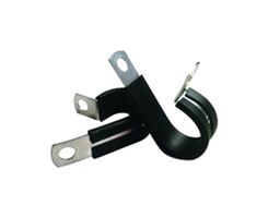 ESSENTRA COMPONENTS SPN-5 Fastener, Screw Mount Cable Clamp, 0.313 ", Steel, Thermoplastic Elastomer, Black, 0.65 "