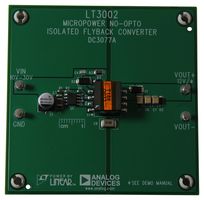 ANALOG DEVICES DC3077A Demonstration Board, LT3002ES8E#TRPBF, Micropower No-Opto Isolated Flyback Converter