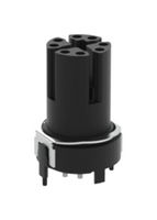 ERNI - TE CONNECTIVITY 394811-E Sensor Connector, M12, Female, 8 Positions, Solder Socket, Straight Surface Mount