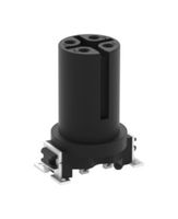 ERNI - TE CONNECTIVITY 224064-E Sensor Connector, M12, Female, 5 Positions, Solder Socket, Straight Surface Mount