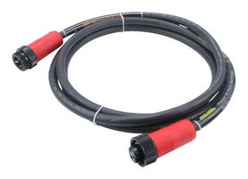MOLEX 130062-1043 Sensor Cable, M22, BradPower A-Size Plug, BradPower A-Size Receptacle, 3 Positions, 8 m, 26.25 ft