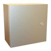 HAMMOND EN4SD12126S16 Metal Enclosure, A Latch, Wall Mount, 316 Stainless Steel, 305 mm, 305 mm, 152 mm, IP66