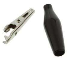 KEYSTONE 5035 Alligator Clip, Miniature, 8.38 mm, Black