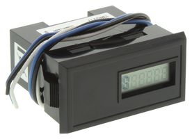 RED LION CUB3LR00 Counter, Miniature Electric, Remote Reset, CUB Series, 6 Digits, Rugged, LCD, Battery Powered