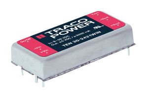 TRACO POWER TEN 30-2431WIN Isolated Through Hole DC/DC Converter, ITE, DIP, 4:1, 30 W, 3 Output, 5 V