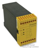 ITT CANNON MS3102E18-10P Safety Relay, 24 VDC, 3PST-NO, SPST-NC, FF Series, DIN Rail, 10 A, Screw