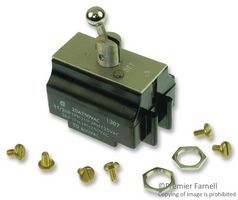 AMP - TE CONNECTIVITY 8320K1 Toggle Switch, 3PST, Non Illuminated, 20 A