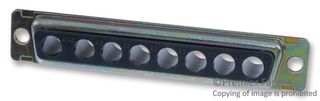 ITT CANNON DCMM8W8S Combination Layout D Sub Connector, Combo D D*M Series, DC-8W8, 0 Contacts, Receptacle, 8, Solder