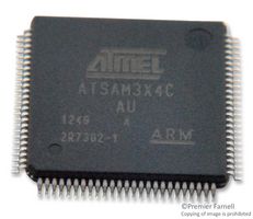 MICROCHIP ATSAM3X4CA-AU ARM MCU, SAM3X Series, SAM 32 Family SAM 3X Series Microcontrollers, ARM Cortex-M3, 32 bit, 84 MHz