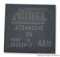 MICROCHIP ATSAM3X4CA-CU ARM MCU, SAM3X Series, SAM 32 Family SAM 3X Series Microcontrollers, ARM Cortex-M3, 32 bit, 84 MHz