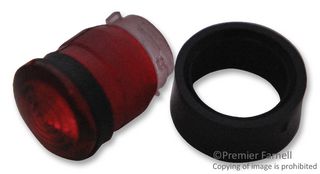 VCC / VISUAL COMMUNICATIONS COMPANY LMS_033_RTP Light Pipe, 8.38 mm, 1 Pipes, Circular, Panel, Red