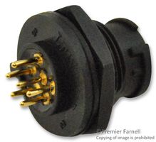 AMPHENOL LTW BD-06PMMP-LC7001 Circular Connector, Standard Circular Connector, Standard (B) Series, Panel Mount Plug, 6 Contacts