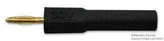 MUELLER ELECTRIC BU-P72914-0 Connector Adapter, Banana, 1 Positions, Plug, Banana, 1 Positions, Receptacle