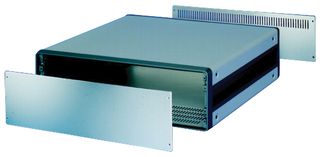 NVENT SCHROFF 30823-260 Panel, Front, Aluminium, CompacPRO Desktop Cases, 128.4 mm, 452.1 mm