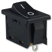 E-SWITCH R1966ABLKBLKFS