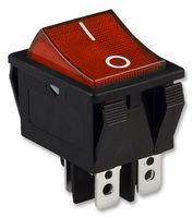 E-SWITCH R5BBLKREDFF3