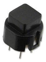 GRAYHILL 34A4P11B1M1QT Pushbutton Switch, KS Series, SPST-NO, Off-(On), Square, Black
