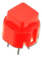 GRAYHILL 34A4P11B1M1QT Pushbutton Switch, KS Series, SPST-NO, Off-(On), Square, Red