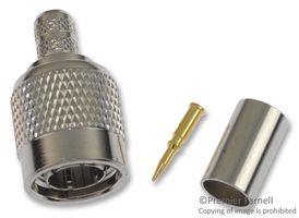 AMPHENOL RF 122426 RF / Coaxial Connector, TNC Coaxial, Straight Plug, Crimp, 75 ohm, RG59, Brass