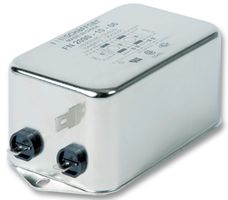 TE CONNECTIVITY - SCHAFFNER 802710-SF Power Line Filter, Chassis, General Purpose, 250 VAC, 20 A, Single Phase, 2 Stage, Chassis Mount