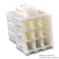 TE CONNECTIVITY - AMP 177903-1 Connector Housing, Power Double Lock Series, Plug, 9 Positions, 3.96 mm