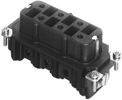 AMPHENOL SINE/TUCHEL C146 10B006 102 5 Heavy Duty Connector, 6+PE Signal, Wire protection, heavymate HSE Series, Insert, 7 Contacts, E16