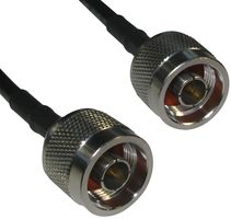 AMPHENOL RF 175101-22-06.00 RF / Coaxial Cable Assembly, 6 ", 152 mm, LMR-240, N Type Straight Plug, N Type Straight Plug