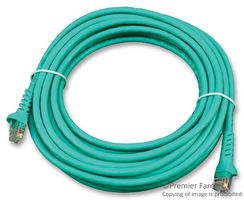 MULTICOMP PRO SPC21984 Ethernet Cable, Cat5e, Cat5e, RJ45 Plug to RJ45 Plug, UTP (Unshielded Twisted Pair), Green, 7.6 m