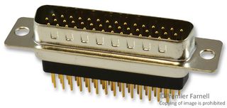 MULTICOMP SPC15326 D Sub Connector, HD44, 44 Contacts, Plug, Solder, DB, Metal Body