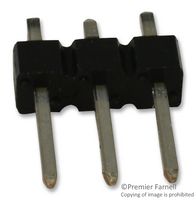 AMPHENOL COMMUNICATIONS SOLUTIONS 69190-403HLF Pin Header, Board-to-Board, 2.54 mm, 1 Rows, 3 Contacts, Through Hole