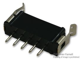 HARWIN M80-8770522 Pin Header, Board-to-Board, Wire-to-Board, 2 mm, 1 Rows, 5 Contacts, Through Hole