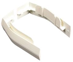 LEGRAND WIREMOLD 40N2F05WH Raceway Duct Fitting, Base Clip, PVC (Polyvinylchloride), White, 15.9 mm, 102 mm, 51 mm