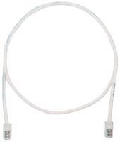 PANDUIT UTPCH3Y Ethernet Cable, Cat5e, Cat5e, RJ45 Plug to RJ45 Plug, UTP (Unshielded Twisted Pair), White, 900 mm