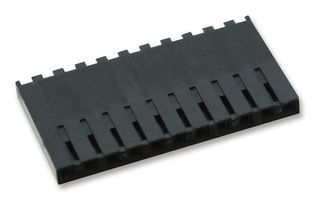 MOLEX 50-57-9011 Connector Housing, Black, SL 70066 Series, Receptacle, 11 Positions, 2.54 mm