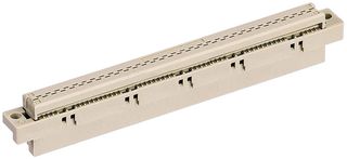 HARTING 09022646828 DIN 41612 Connector, DIN 41612 Series, 64 Contacts, Receptacle, 2.54 mm, 2 Row, a + b