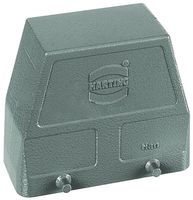 HARTING 09300100523 Heavy Duty Connector, PG29 Side Entry, 4 Pegs, High Profile, Hood, Side Entry, Aluminum Body