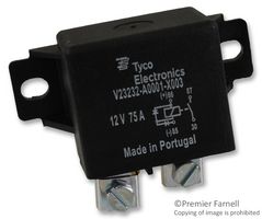 TE CONNECTIVITY - AMP V23232A0001X003-EV-260 Automotive Relay, 12 VDC, 75 A, SPST-NO, Panel Mount, Quick Connect, V23232 Series