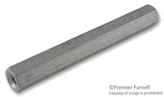 KEYSTONE 2214 Standoff, Clear Iridite Finish, Aluminum, 6-32, Hex Female, 50.8 mm, Hex Aluminum Series
