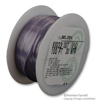 BELDEN 83023 007100 Wire, Hook Up, Hi Temp, TFE, Purple, 24 AWG, 19 x 36AWG, 100 ft